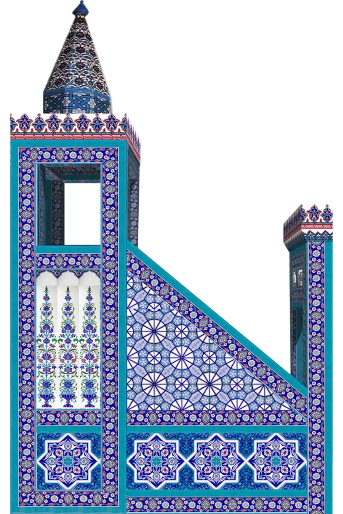 2-Cami Çinisi Minber -220x490